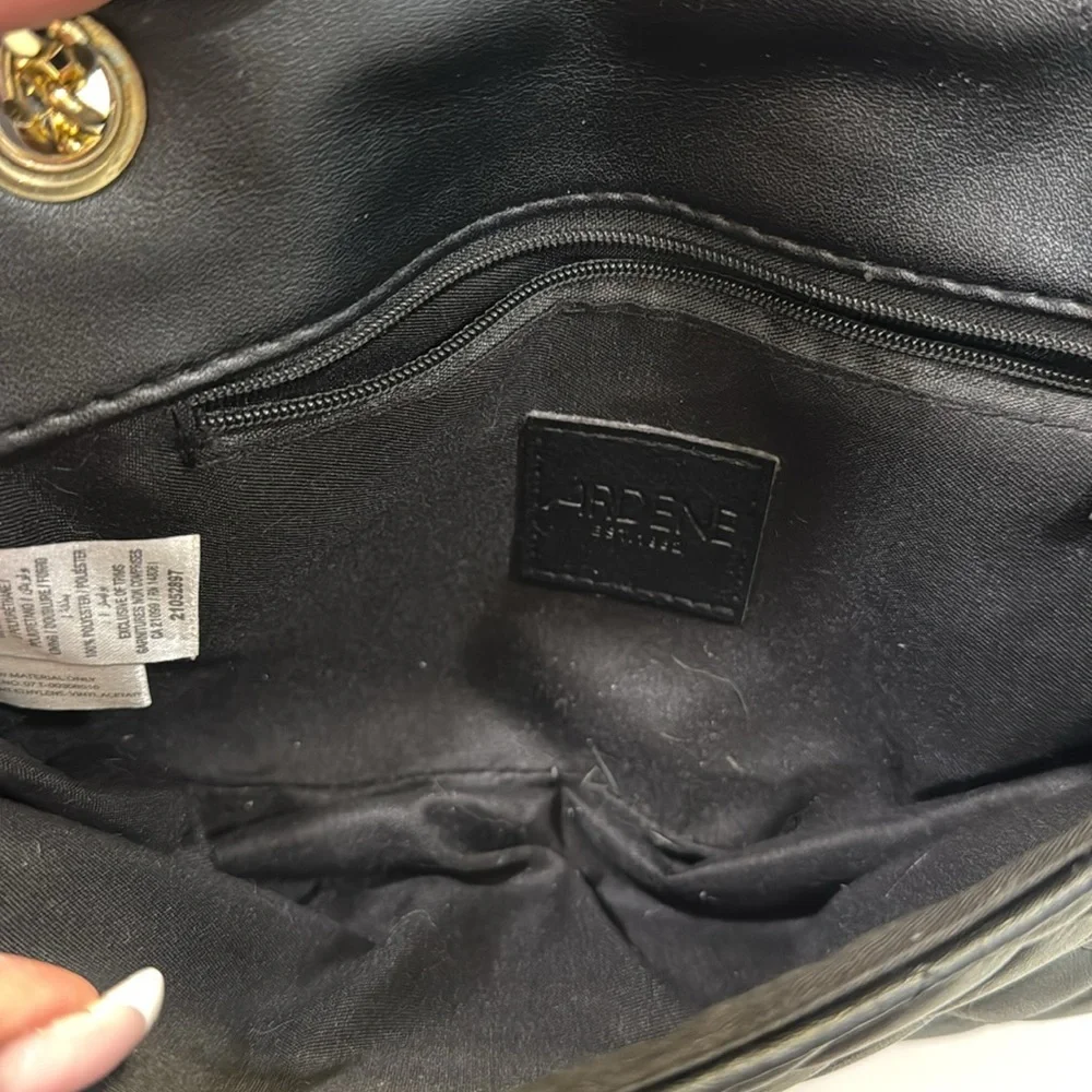 Ardene Black Quilted Chain Purse - Picture 3 of 4